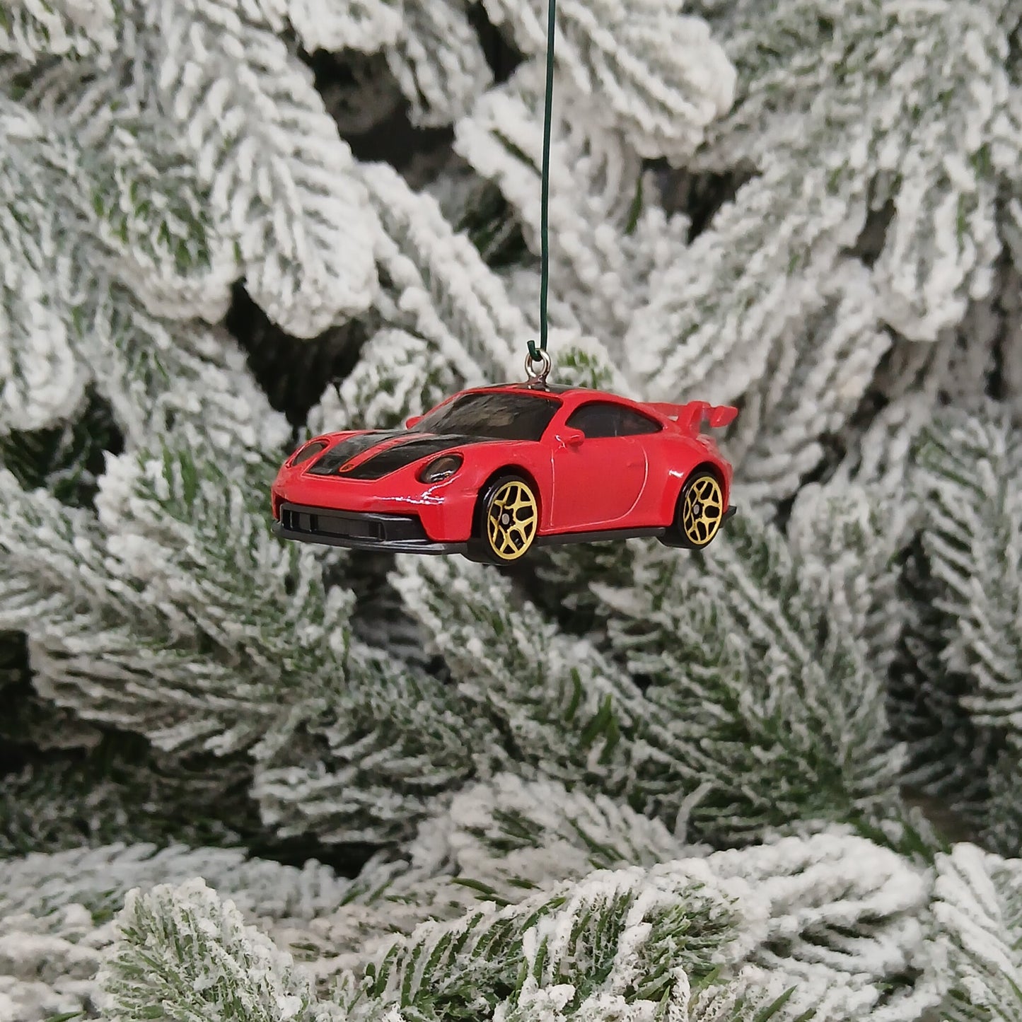 Porsche 911 GT3 Ornament Christmas Tree Decoration Unique Gift Idea Red