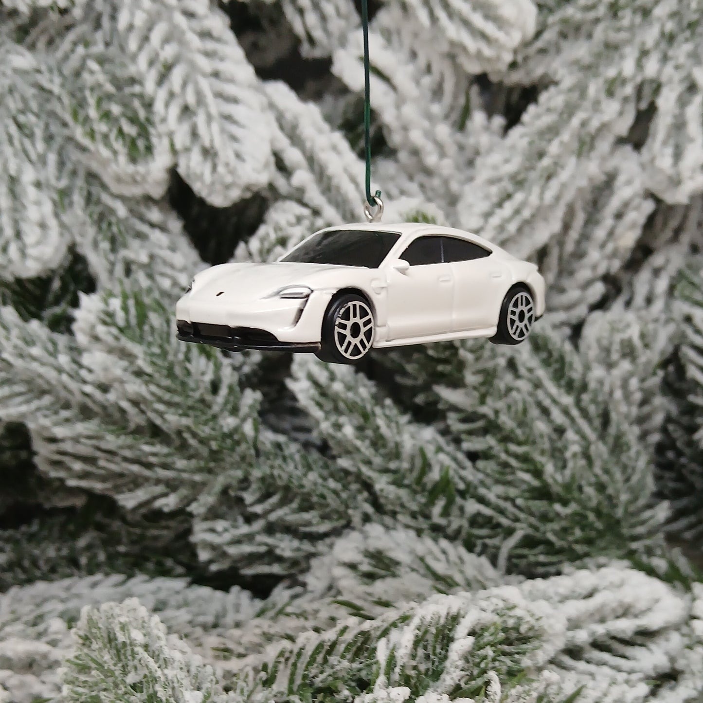 Porsche Taycan Ornament Turbo S Christmas Tree Decoration Gift 2020-2024 Green White