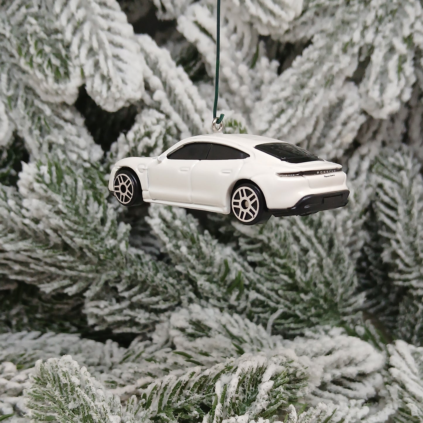 Porsche Taycan Ornament Turbo S Christmas Tree Decoration Gift 2020-2024 Green White