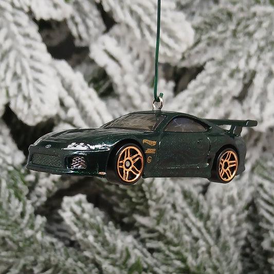 TOYOTA SUPRA Ornament Christmas Tree Decoration Gift Green 1994-1998
