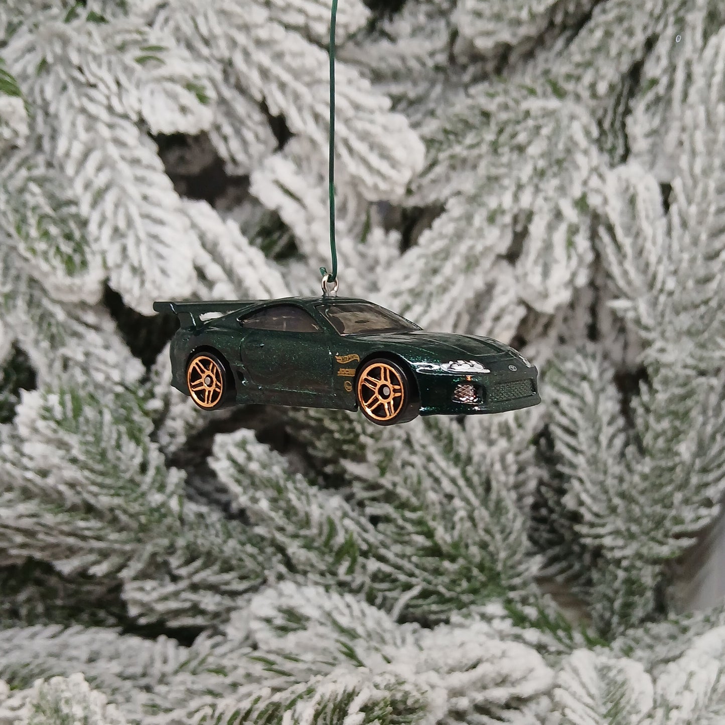 TOYOTA SUPRA Ornament Christmas Tree Decoration Gift Green 1994-1998