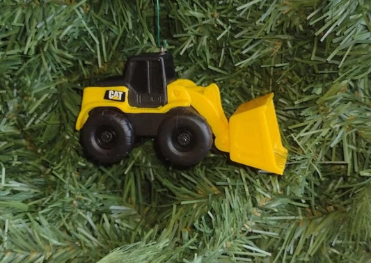 Loader Christmas ornament CAT Caterpillar equipment unique gift idea xmas tree fun wheel loader