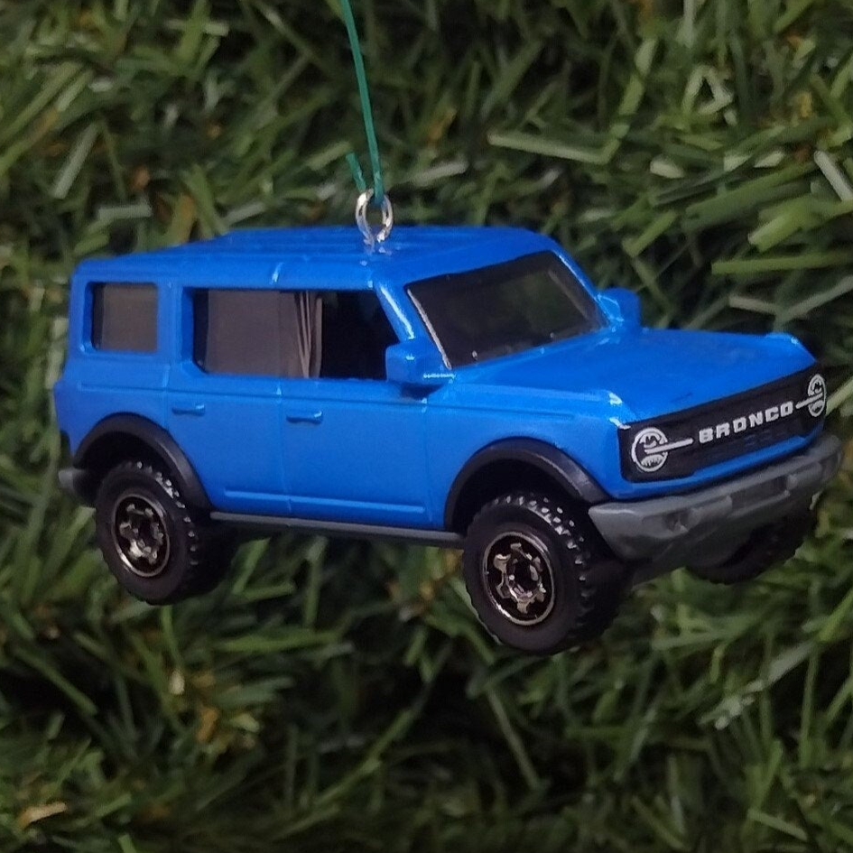 Ford Bronco Ornament 2021 4 door Christmas Tree Decoration fun gift idea for car enthusiast unique xmas present 2022 2023