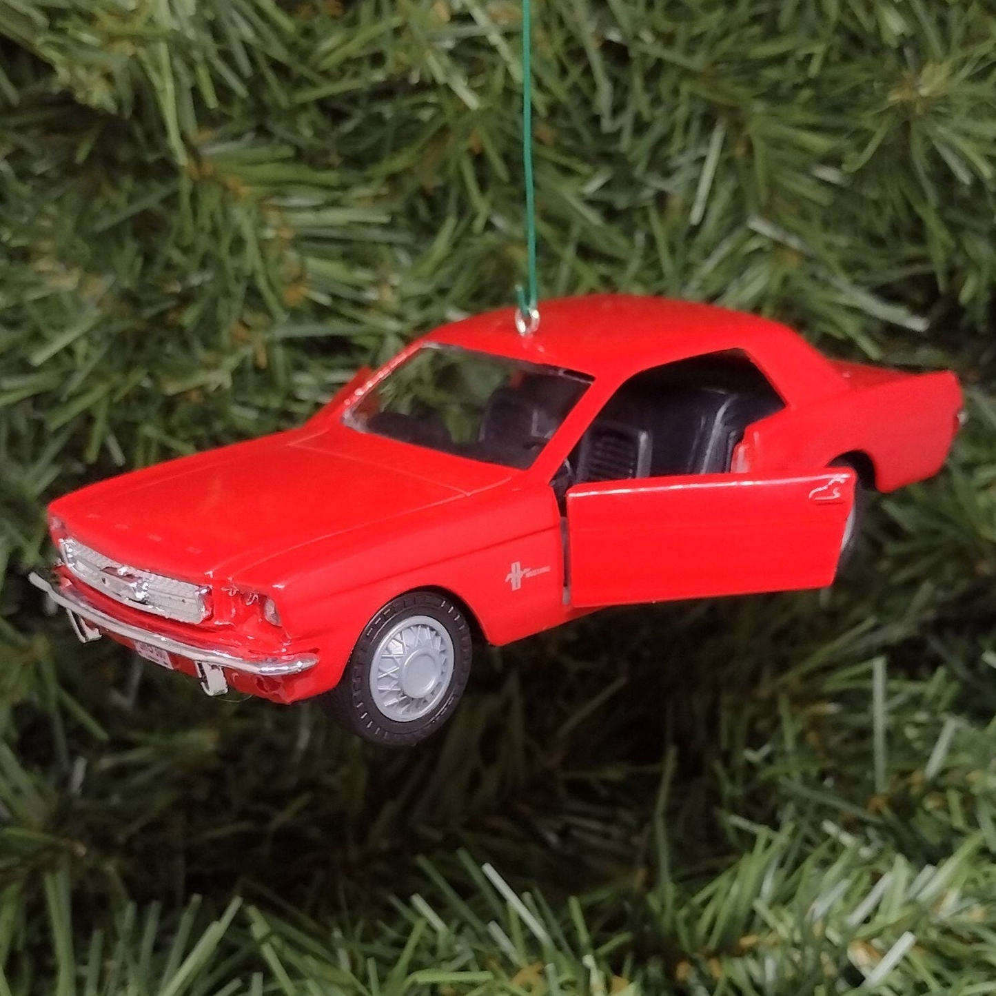 Ford Mustang Ornament 1965 coupe Christmas tree decoration fun automotive gift for car enthusiast or man cave tree 5 inch