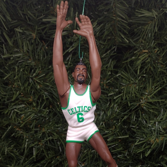 Bill Russell BOSTON CELTICS Ornament Christmas Gift NBA Basketball Figure