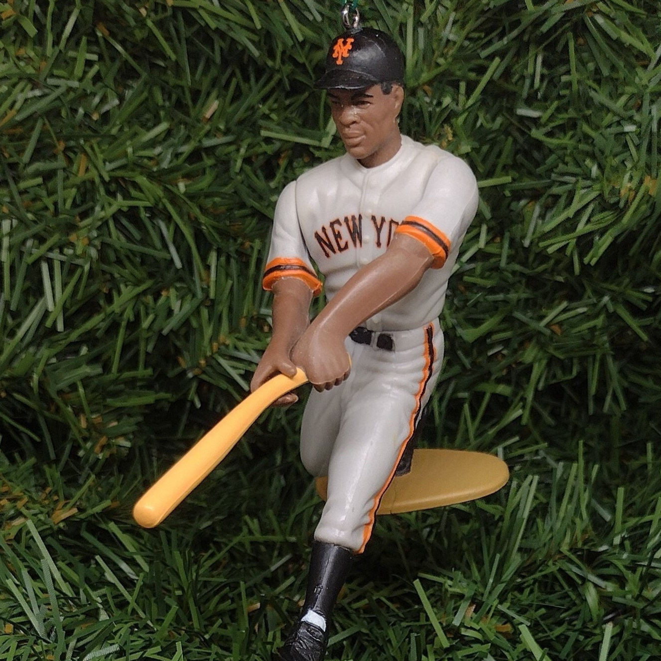 Willie Mays SAN FRANCISCO GIANTS ornament Christmas tree decoration unique Xmas gift idea mlb baseball figure