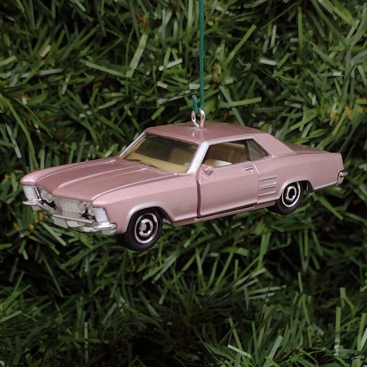 BUICK RIVIERA Ornament 1964 Christmas Tree Decoration Unique Gift Idea Classic Car Doors Open 1963-1965