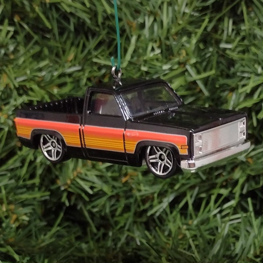 CHEVY SILVERADO Ornament 1983 Christmas Tree Decoration Chevrolet Pickup Truck Unique Xmas Gift Idea