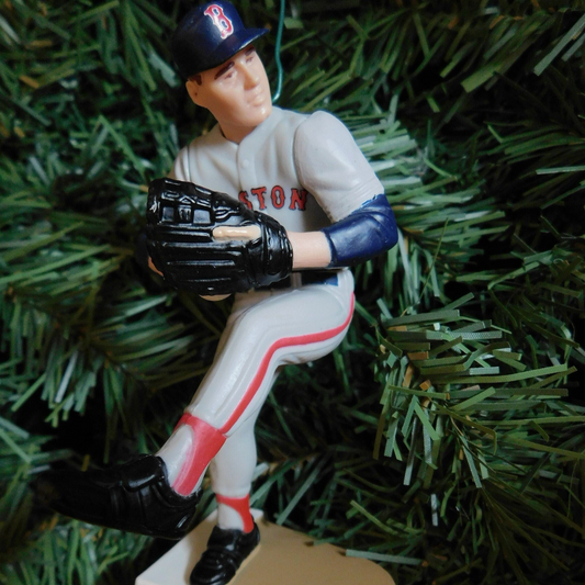 BOSTON RED SOX MLB Ornament Christmas Decoration Roger Clemens Xmas Gift Baseball Figure
