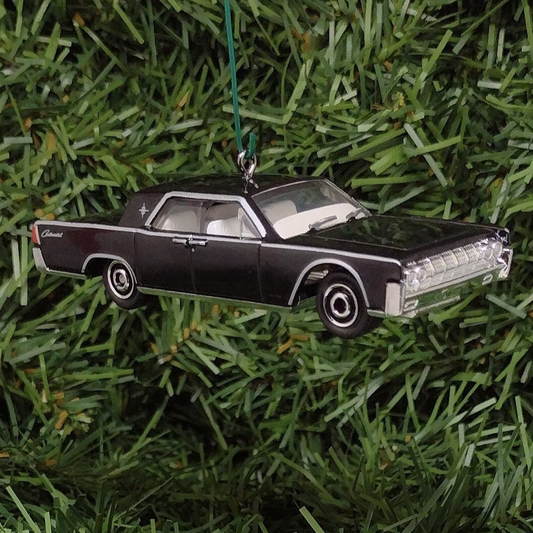 LINCOLN CONTINENTAL 1964 Christmas Tree Decoration Unique Xmas Gift Black 1961-1969