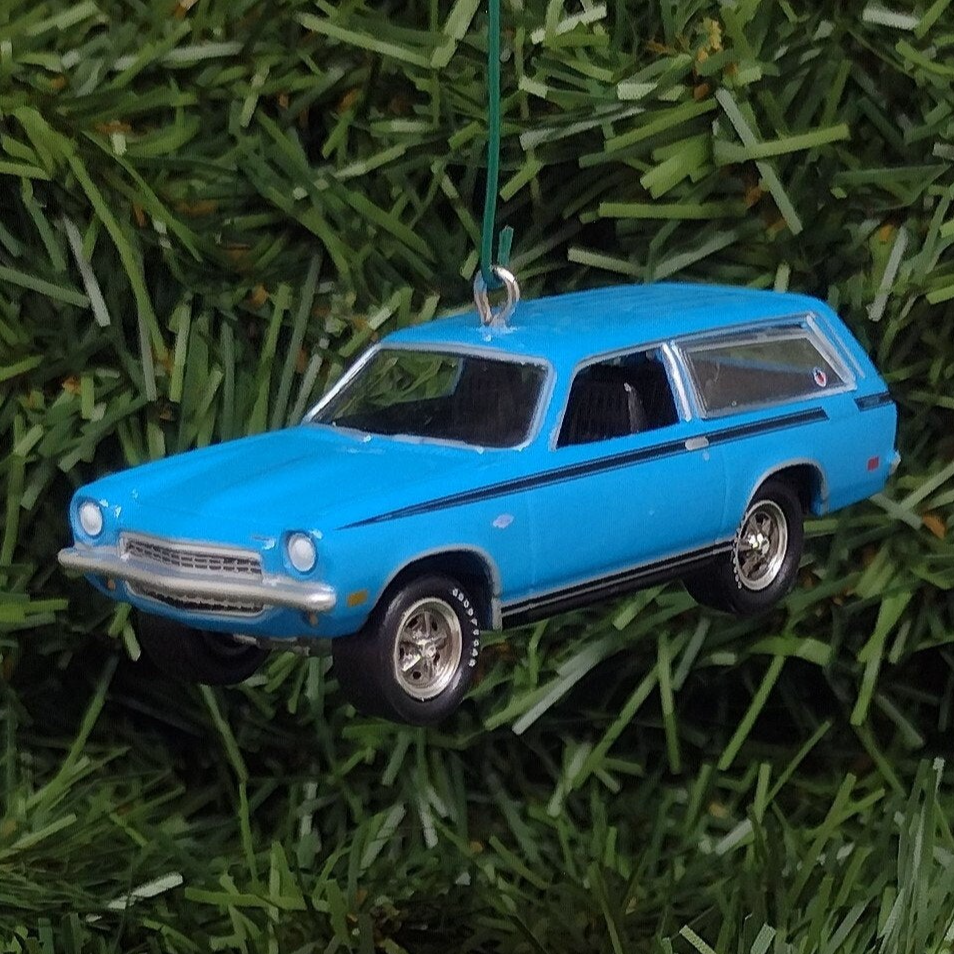 Chevy VEGA STINGER WAGON 1972 Ornament Christmas Tree Decoration 72 Chevrolet Unique Xmas Gift Idea