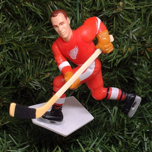 Gordie Howe DETROIT RED WINGS NHL Ornament Christmas Gift Hockey Figure
