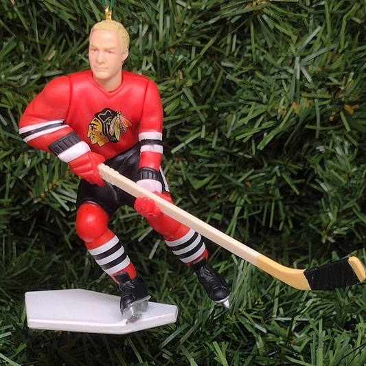 Bobby Hull CHICAGO BLACKHAWKS NHL Ornament Christmas Gift Hockey Figure
