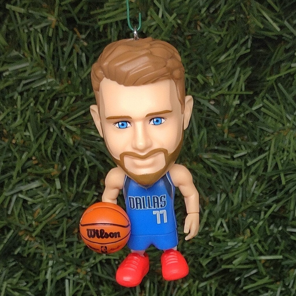 Luka Doncic DALLAS MAVERICKS Ornament Christmas Tree Decoration NBA basketball 3 inch