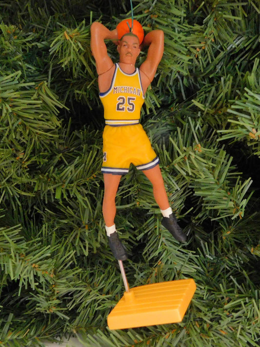 Juwan Howard MICHIGAN WOLVERINES Christmas tree ornament xmas NCAA basketball figure