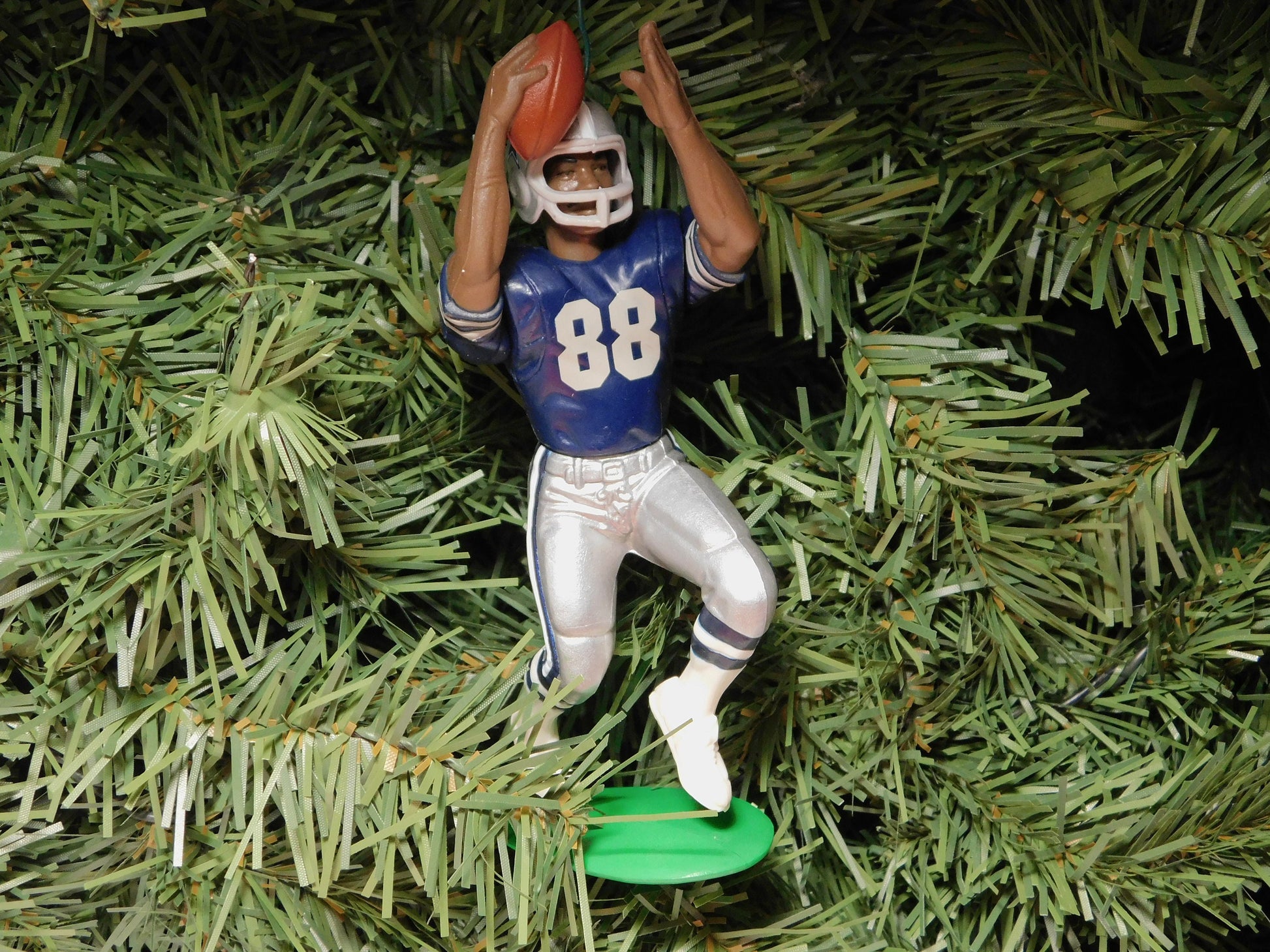 Michael Irvin Dallas Cowboys Christmas Ornament NFL Football Figure Unique Gift Idea Xmas Tree Decoration