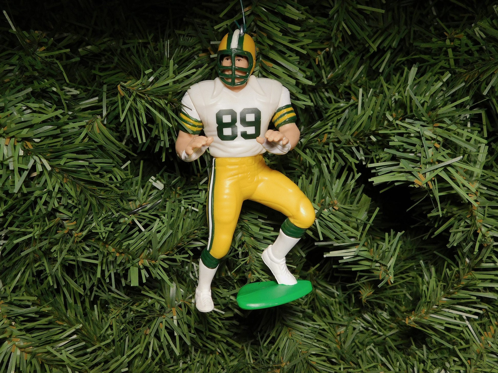 GREEN BAY PACKERS Ornaments Christmas tree decoration Robert Brooks-Dorsey Levens-Mark Chmura xmas nfl football unique gift idea