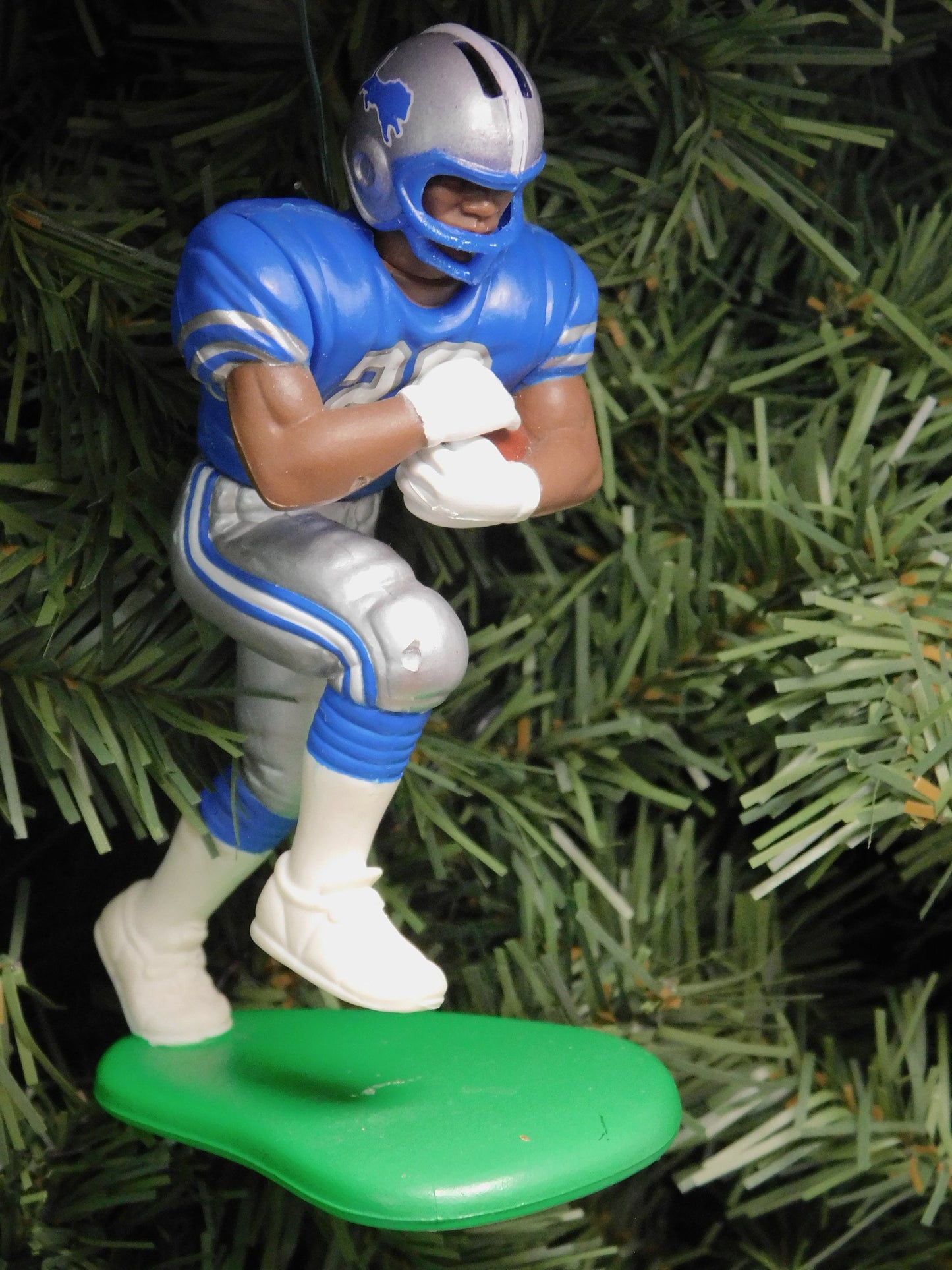 Barry Sanders DETROIT LIONS ornament Christmas tree decoration NFL football figure xmas unique gift idea