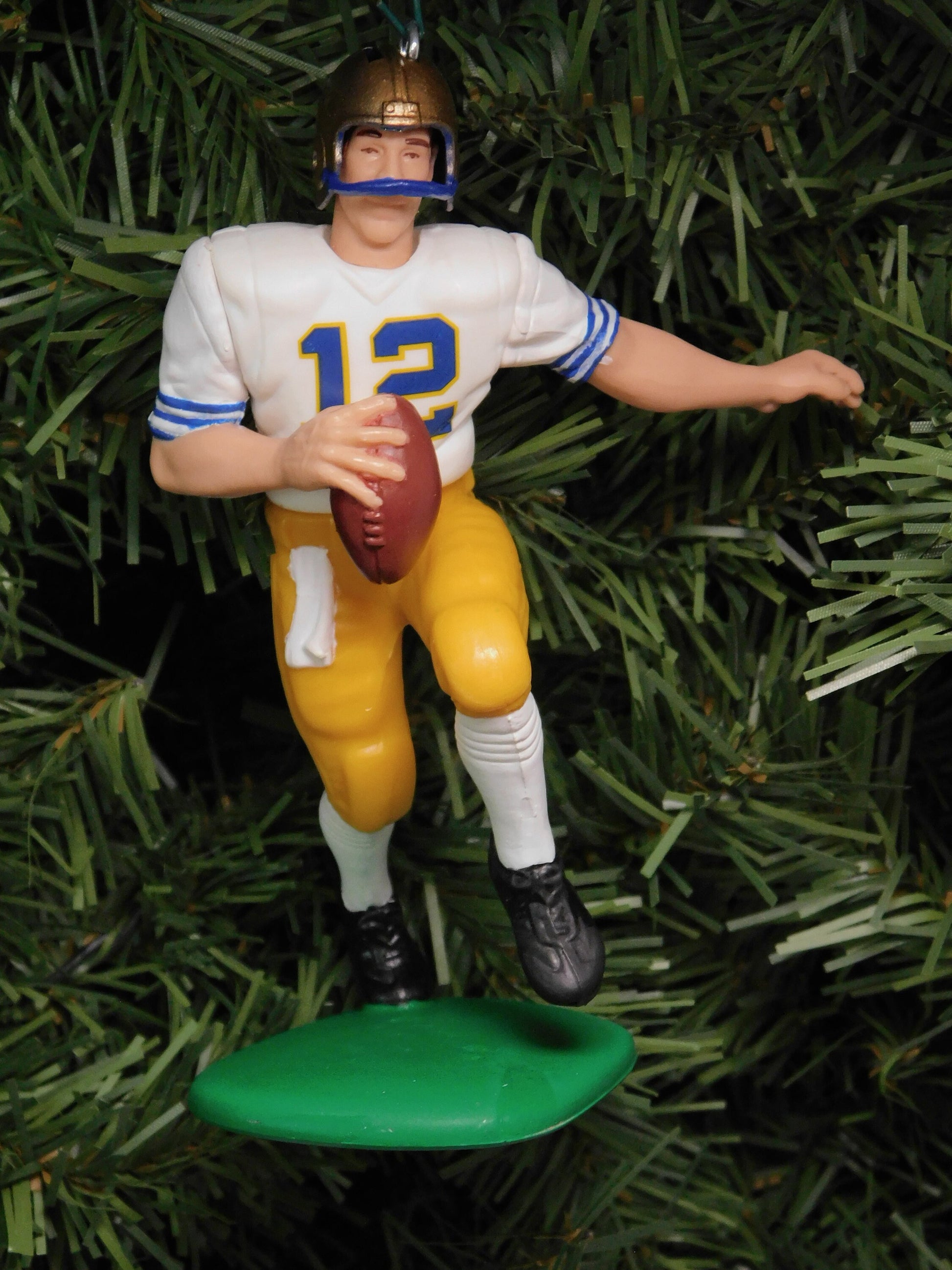 Roger Staubach NAVY MIDSHIPMEN Christmas tree ornament xmas ncaa football figure Heisman trophy winner unique gift idea