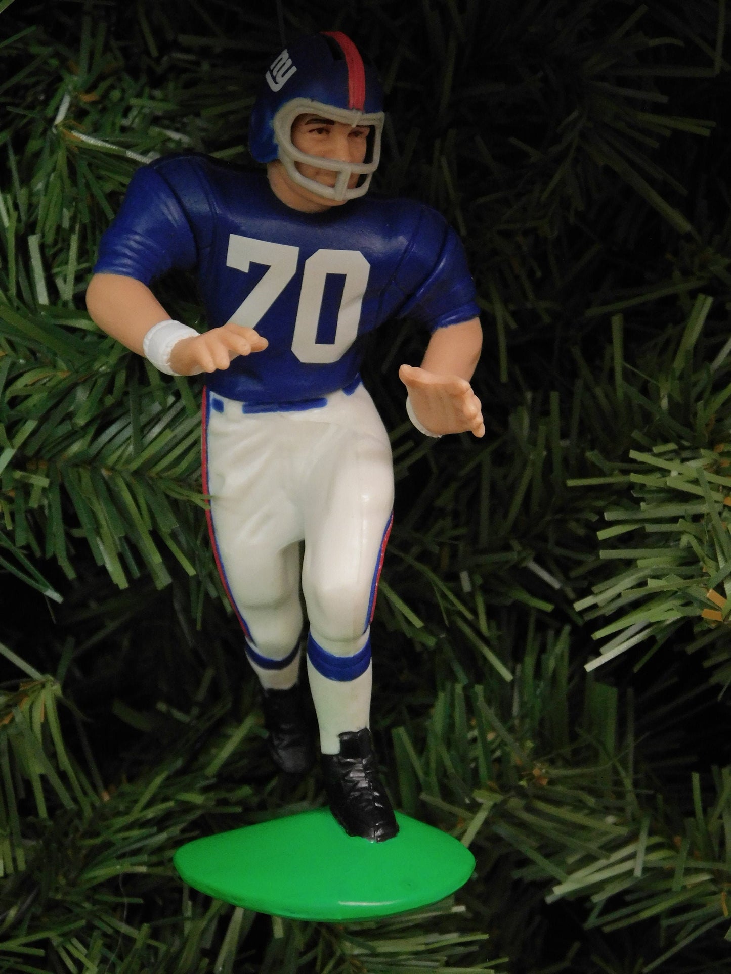 Sam Huff NEW YORK GIANTS Christmas tree ornament xmas nfl football figure unique gift idea