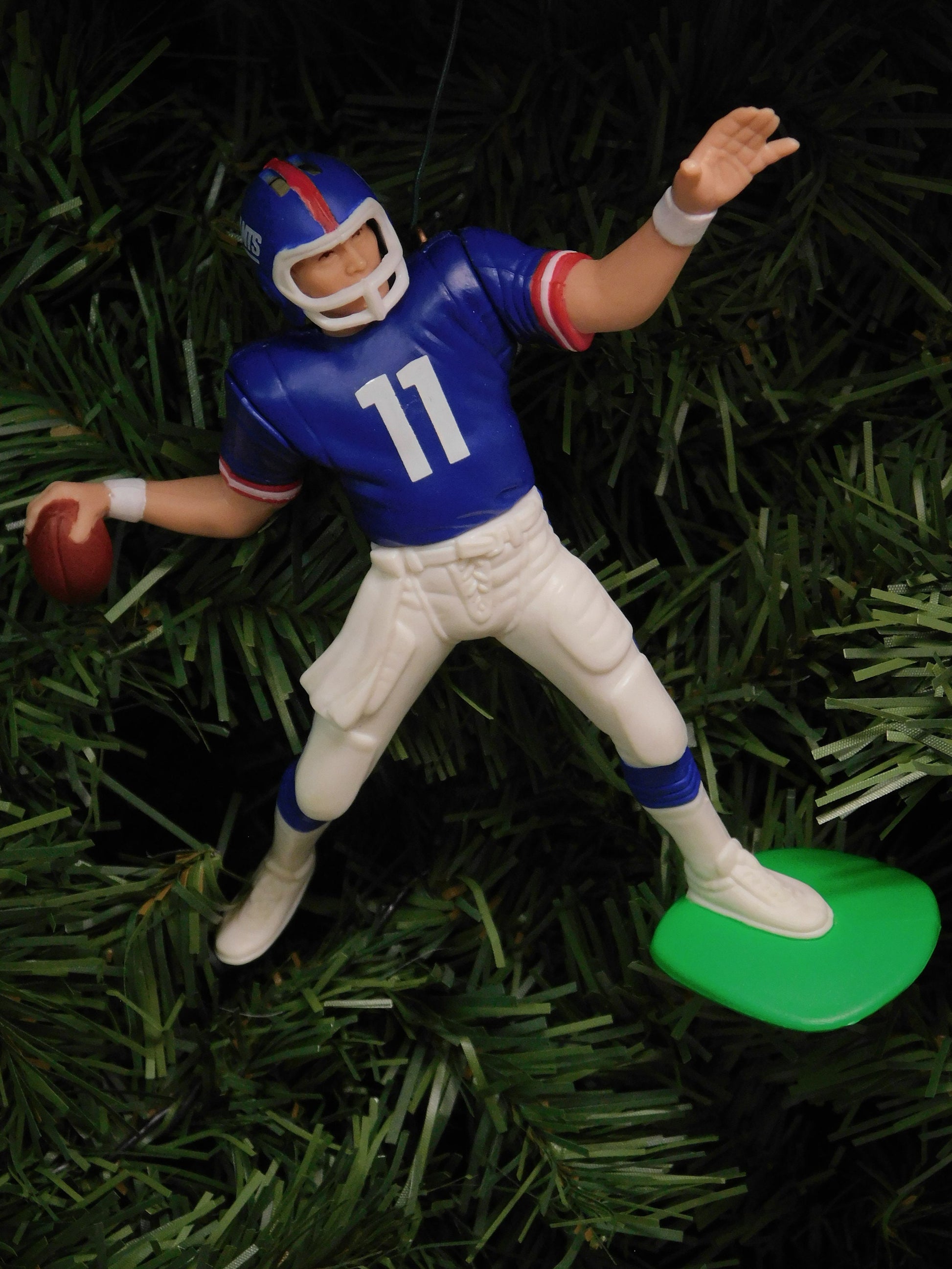 Phil Simms NEW YORK GIANTS Christmas tree ornament xmas nfl football figure unique gift idea