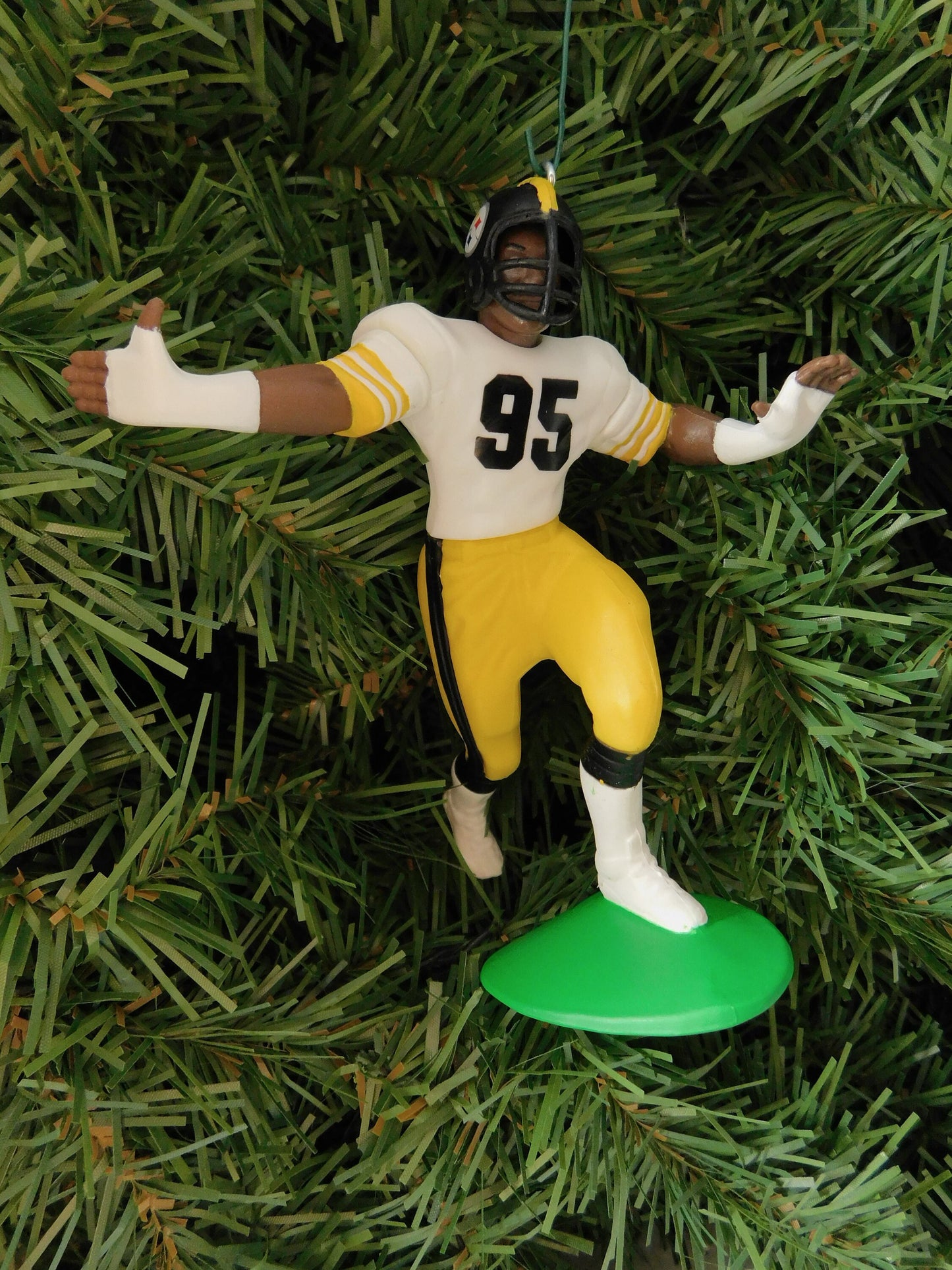 Greg Lloyd PITTSBURGH STEELERS Christmas tree ornament xmas nfl football figure unique gift idea