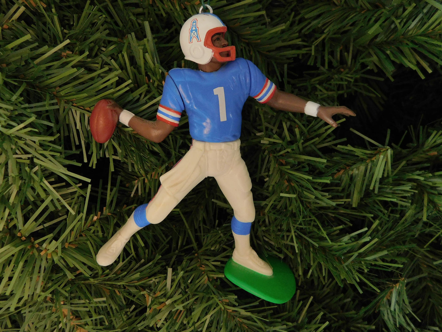 Warren Moon Houston Oilers Ornament Christmas Gift Idea Unique Xmas Tree Decoration NFL Football Figure