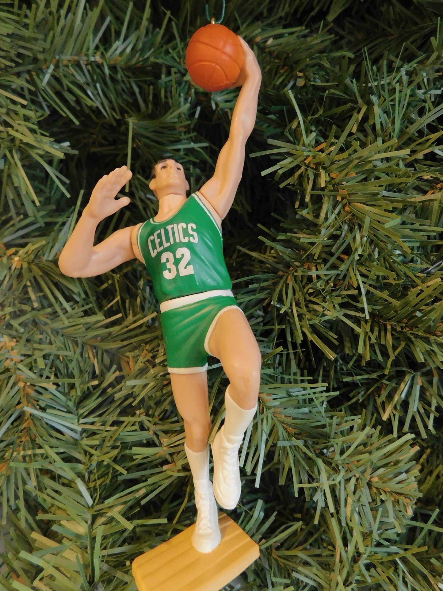 BOSTON CELTICS Christmas ornament John Havlicek/Kevin McHale/Dee Brown xmas tree nba basketball figure unique gift idea Celtic ornaments