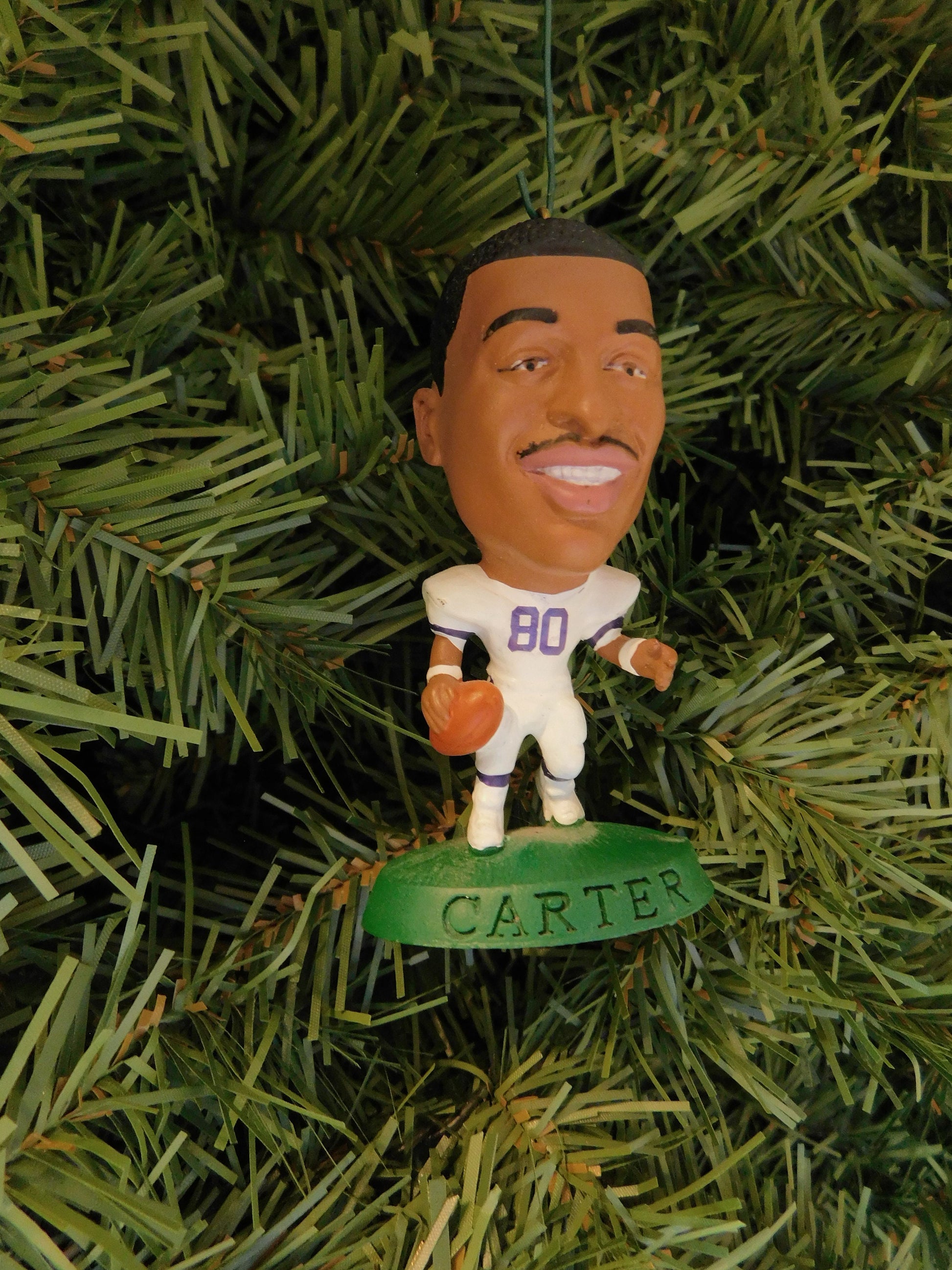 Cris Carter MINNESOTA VIKINGS Ornament Christmas Tree Decoration NFL football Unique Xmas Gift