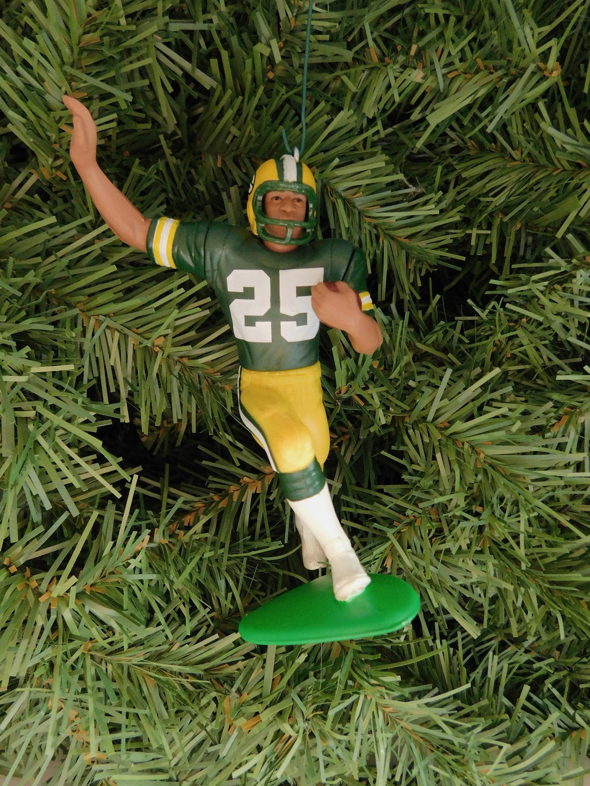 GREEN BAY PACKERS Ornaments Christmas tree decoration Robert Brooks-Dorsey Levens-Mark Chmura xmas nfl football unique gift idea