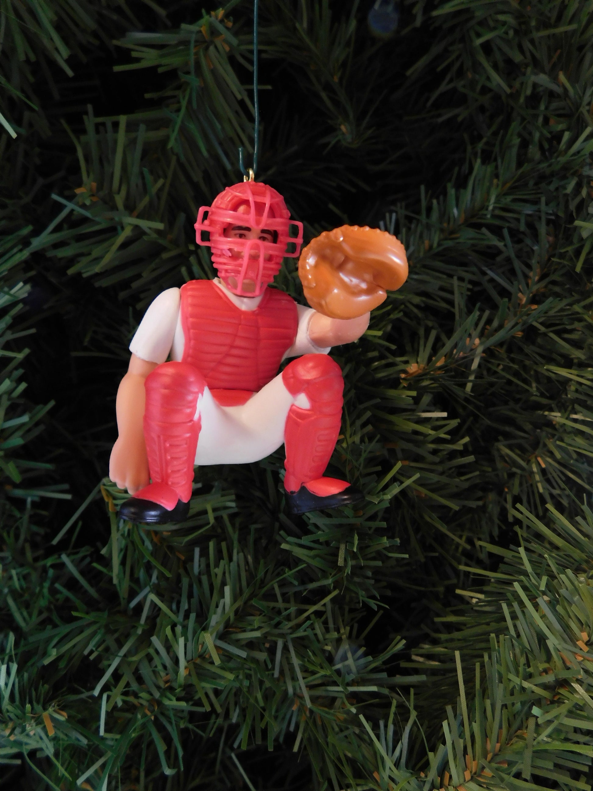 CINCINNATI REDS Johnny Bench Christmas Tree Ornament MLB Baseball Xmas Figure Unique Gift Idea Big Red Machine