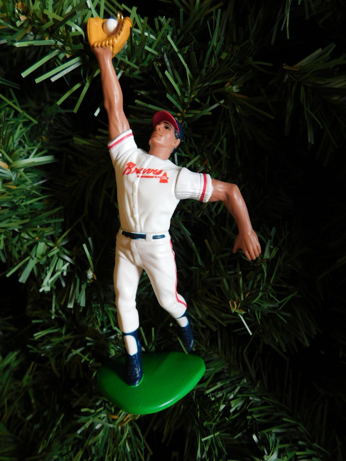 ATLANTA BRAVES Ornaments Christmas tree decoration Warren Spahn John Smoltz Dave Justice Tom Glavine baseball xmas figure unique gift idea