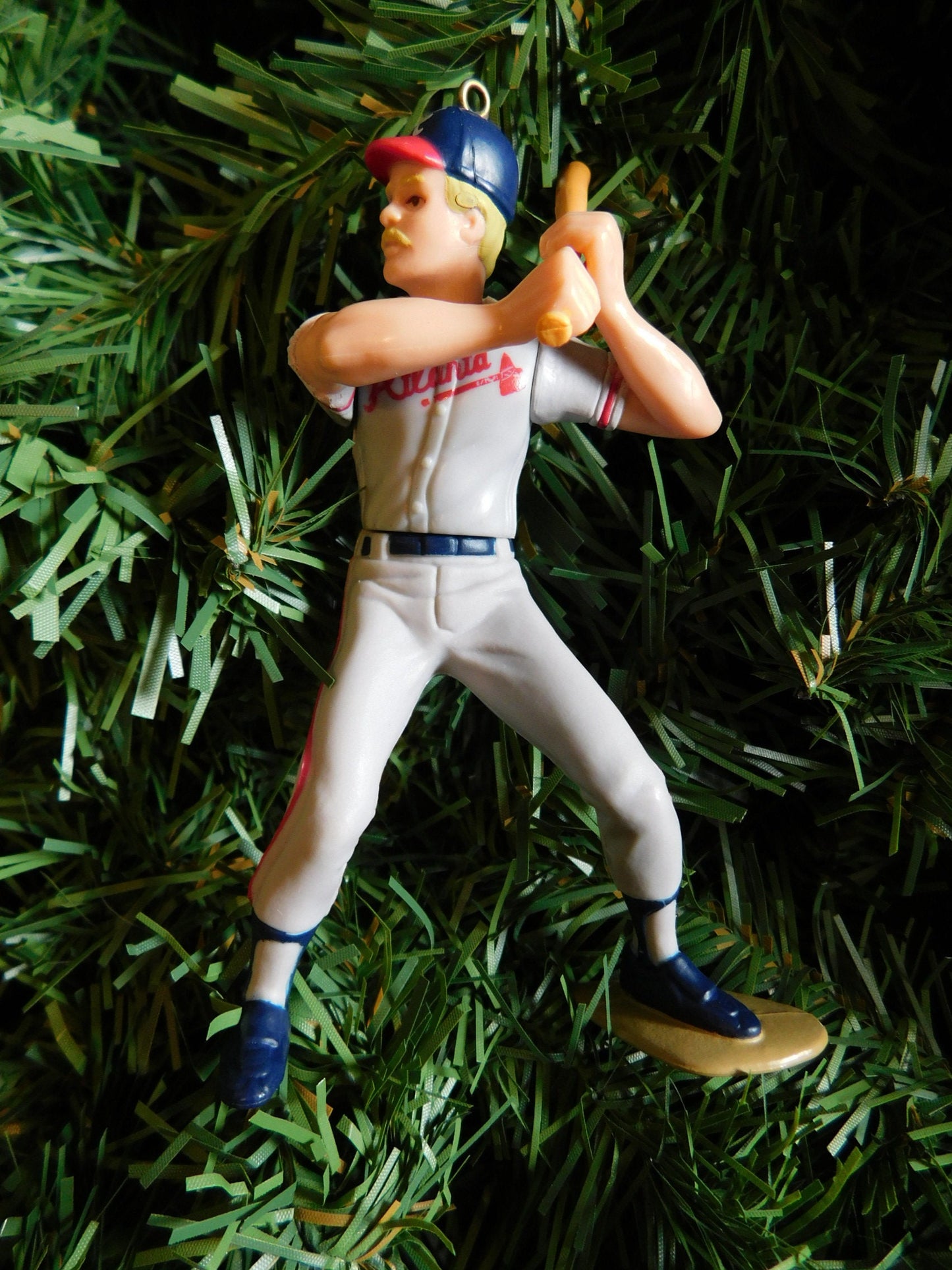 ATLANTA BRAVES Ornaments Christmas tree decoration Warren Spahn John Smoltz Dave Justice Tom Glavine baseball xmas figure unique gift idea