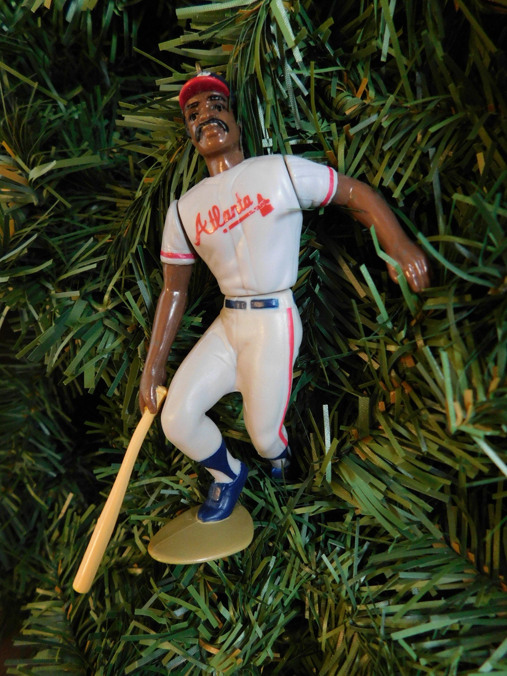 ATLANTA BRAVES Ornaments Christmas tree decoration Warren Spahn John Smoltz Dave Justice Tom Glavine baseball xmas figure unique gift idea