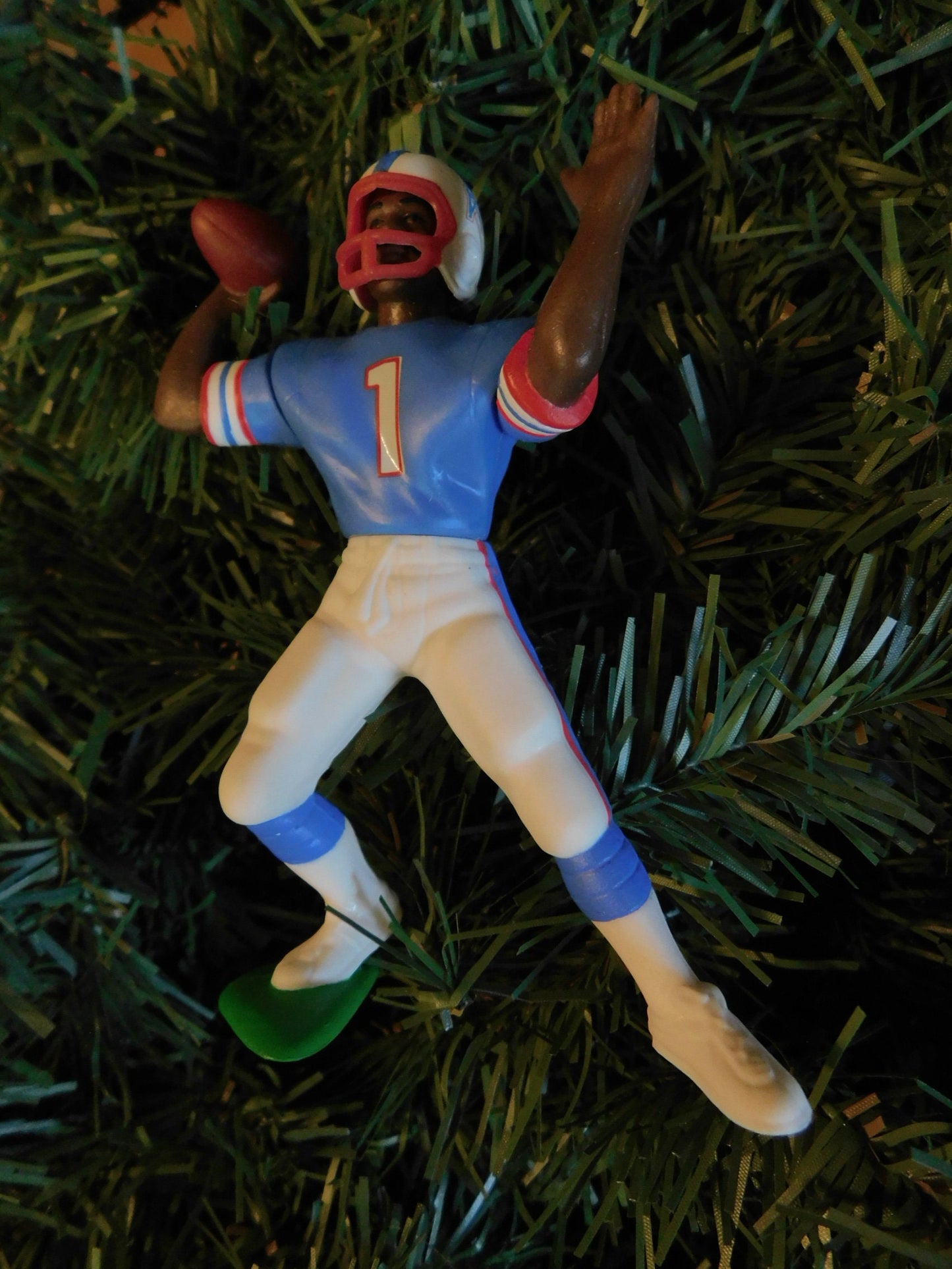 Warren Moon Houston Oilers Ornament Christmas Gift Idea Unique Xmas Tree Decoration NFL Football Figure