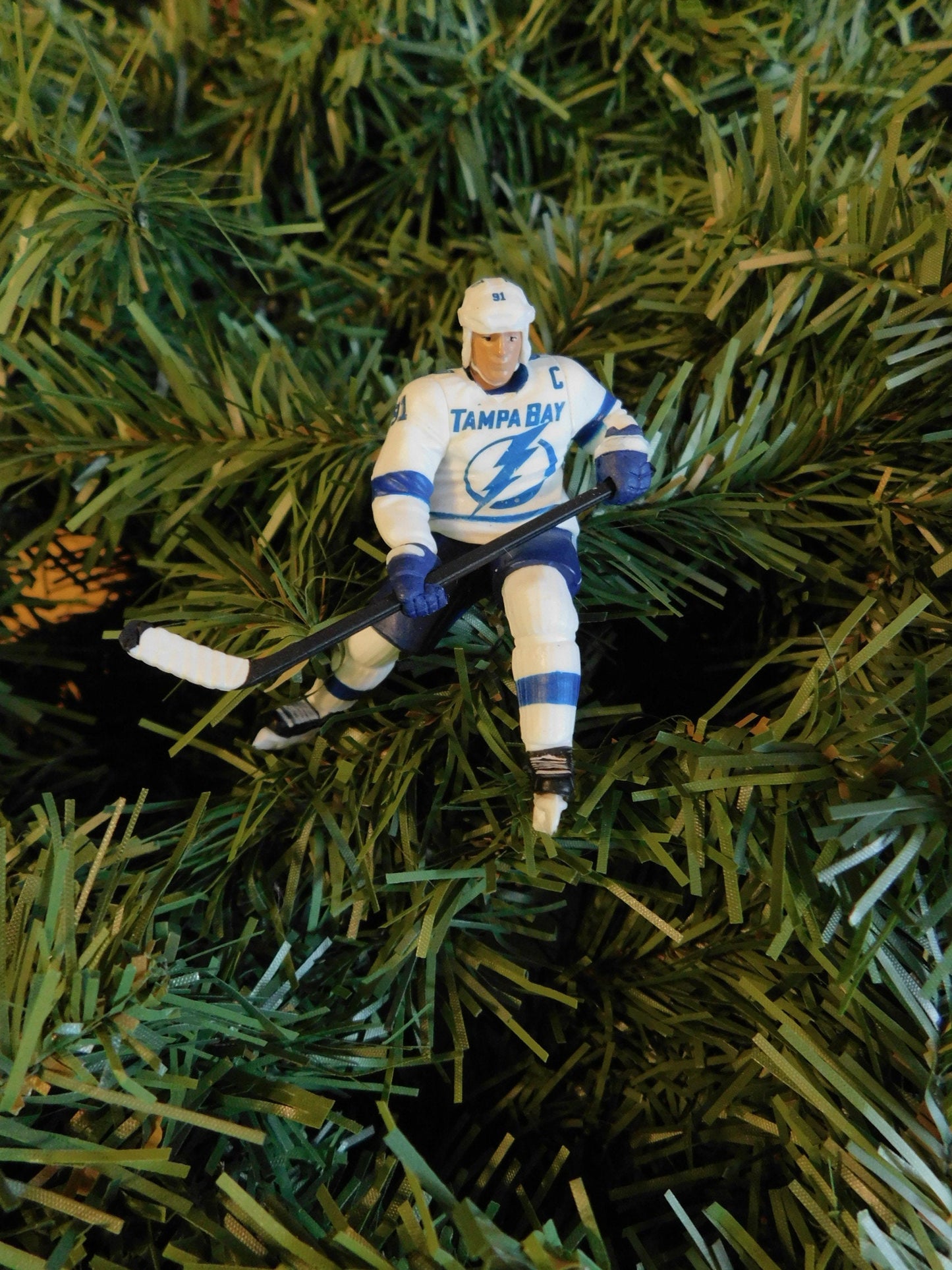 TAMPA BAY LIGHTNING Ornament Christmas tree decoration Steven Stamkos/Darren Puppa xmas nhl hockey xmas