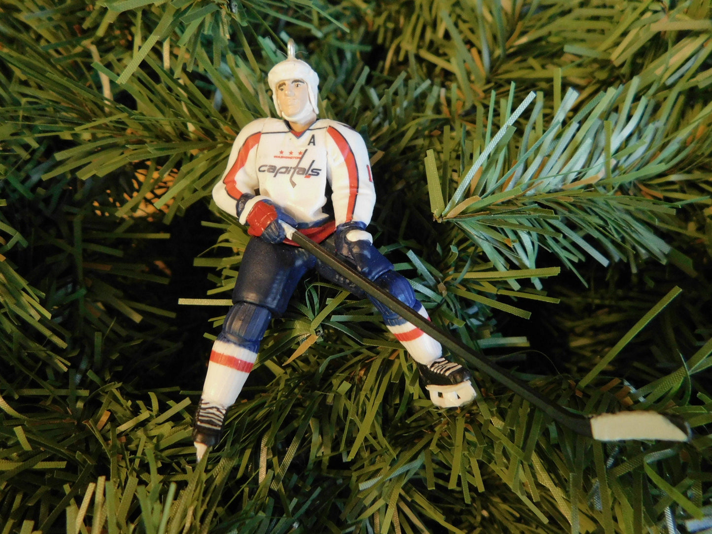 WASHINGTON CAPITALS Ornaments Christmas Gift Idea Olaf Kolzig/Jim Carey/Peter Bondra/Nicklas Backstrom NHL hockey Xmas Tree Decoration