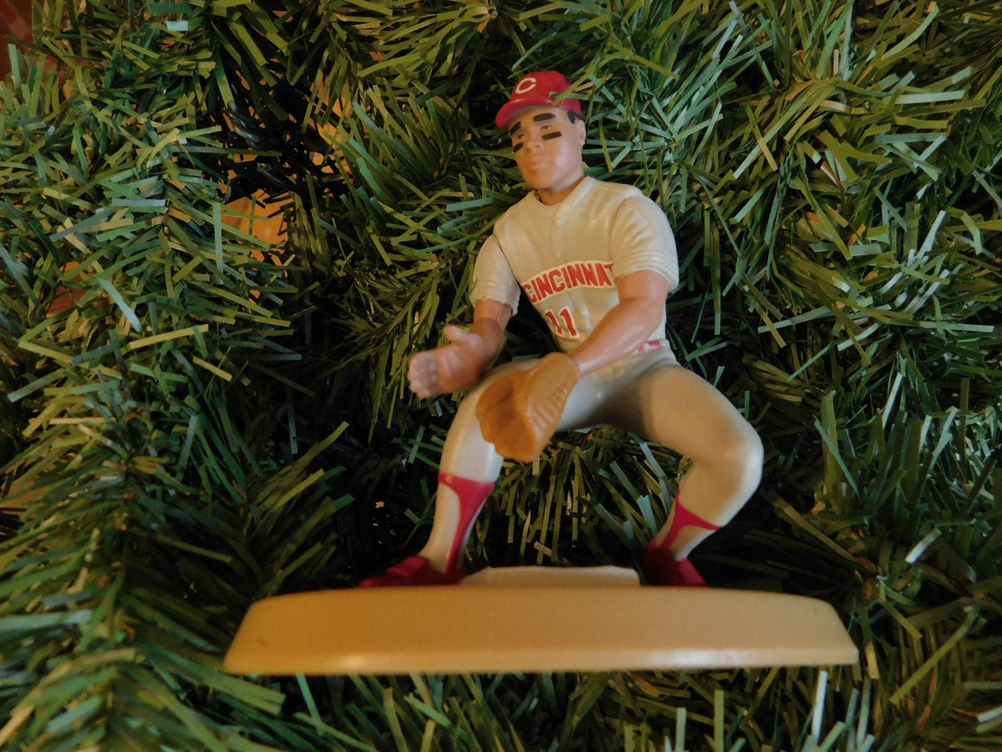 Barry Larkin CINCINNATI REDS ornament Christmas tree decoration MLB baseball xmas figure unique gift