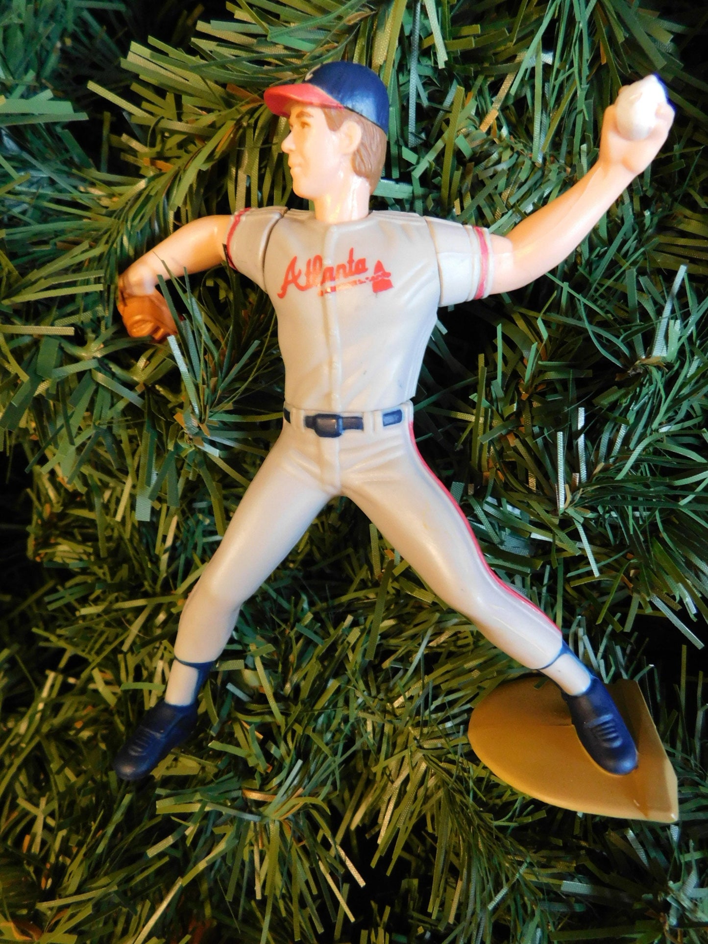 ATLANTA BRAVES Ornaments Christmas tree decoration Warren Spahn John Smoltz Dave Justice Tom Glavine baseball xmas figure unique gift idea