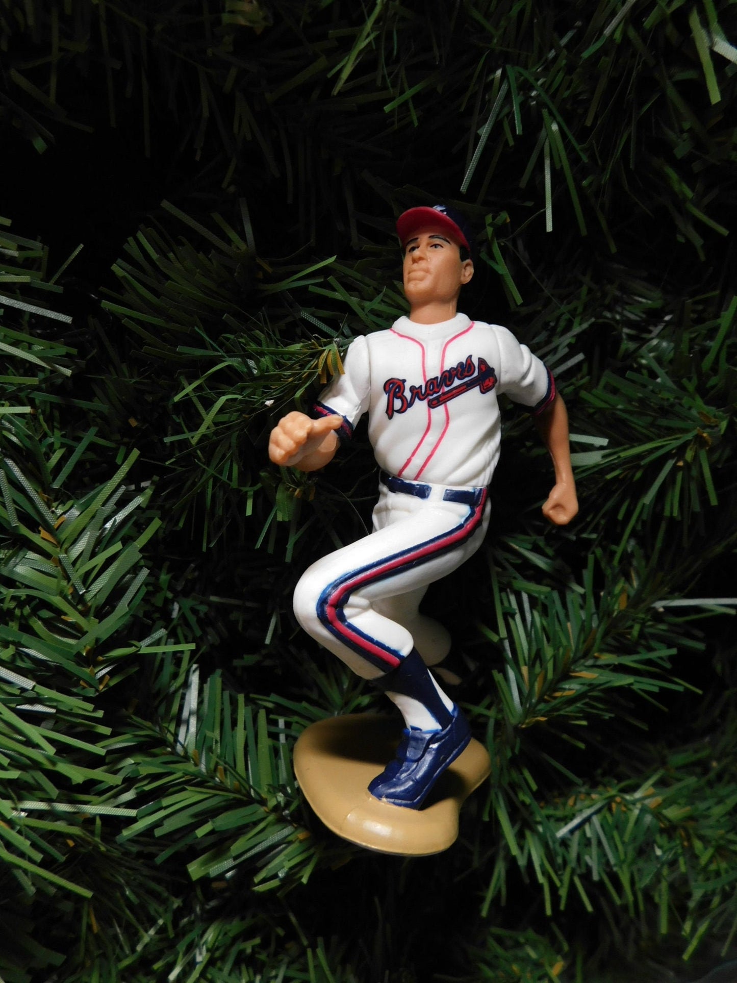 ATLANTA BRAVES Ornaments Christmas tree decoration John Smoltz Dave Justice Tom Glavine Javy Lopez baseball Xmas figure unique gift idea