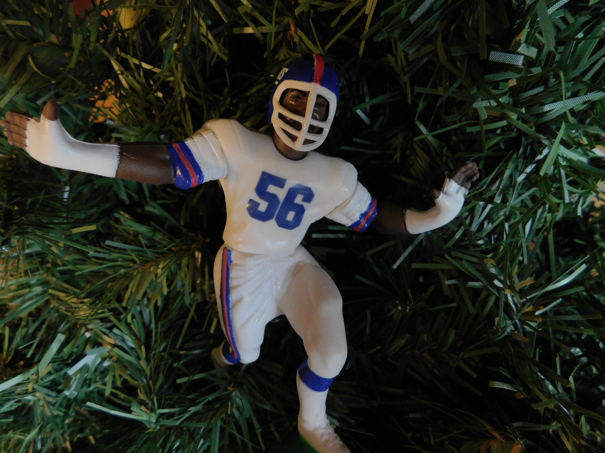 Lawrence Taylor NEW YORK GIANTS Christmas Ornament xmas nfl football unique gift idea