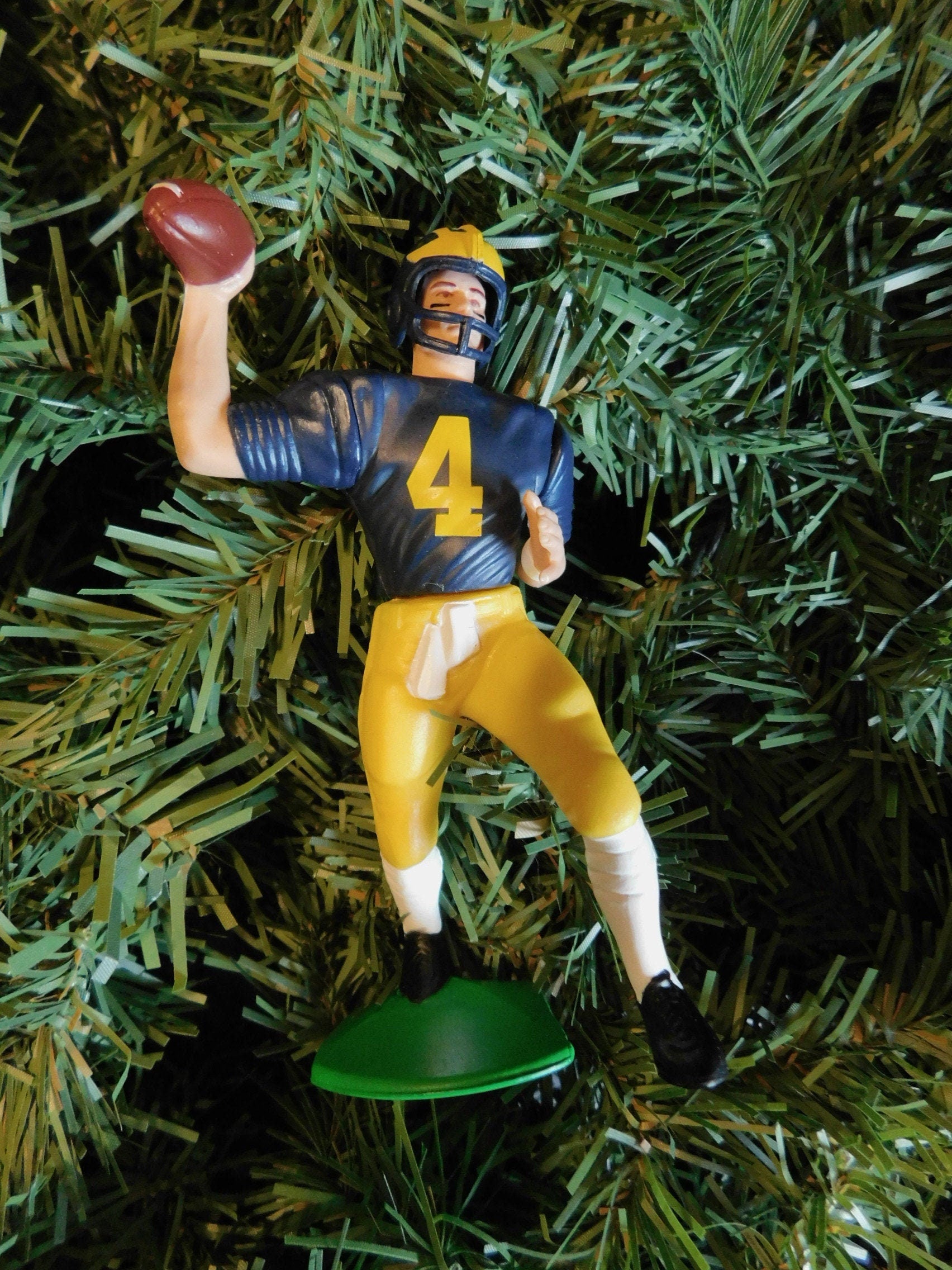 Jim Harbaugh MICHIGAN WOLVERINES Ornament Christmas tree decoration NCAA football figure unique gift idea college football