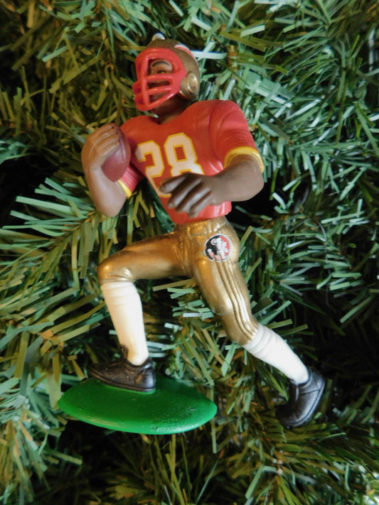 Warrick Dunn FLORIDA STATE SEMINOLES Ornament Christmas tree ornament ncaa football figure unique gift idea