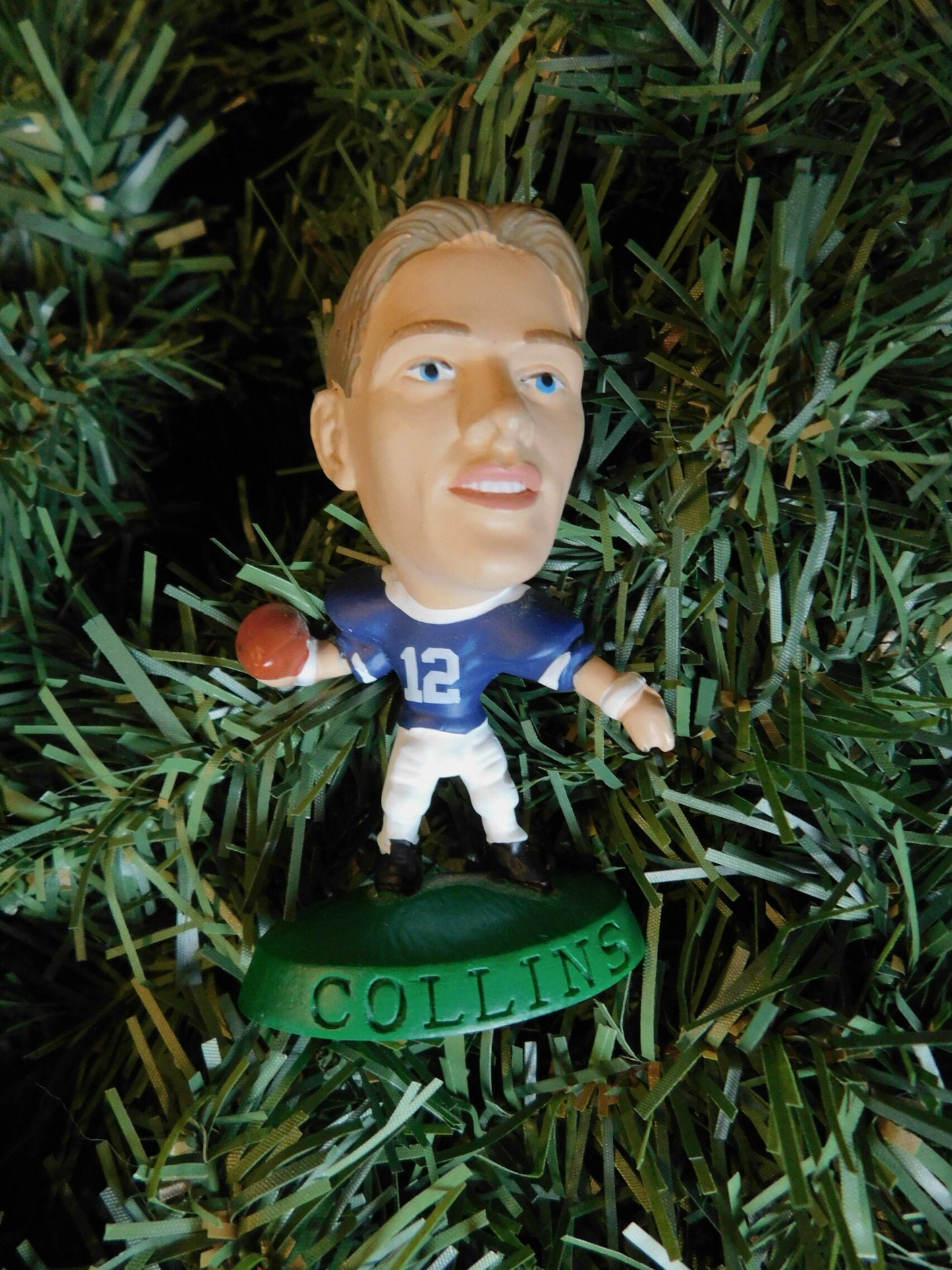 PENN STATE Nittany Lions ornament John Cappelletti/Kerry Collins Christmas gift idea ncaa football figure unique Heisman Trophy winner