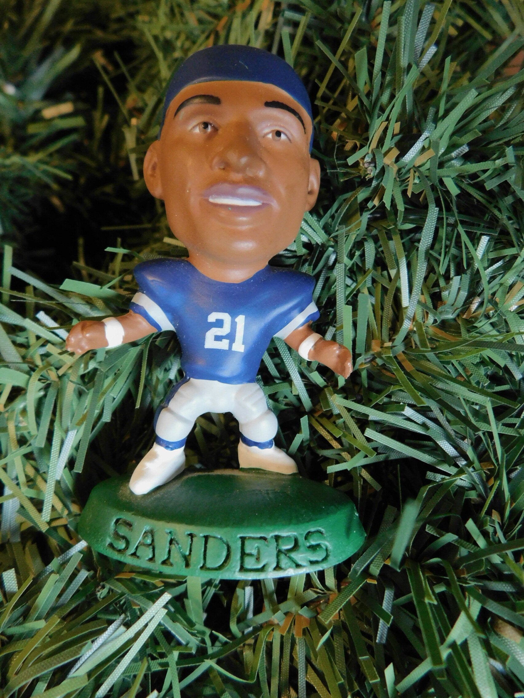 Deion Sanders DALLAS COWBOYS Christmas Tree Ornament NFL football Unique Gift Idea