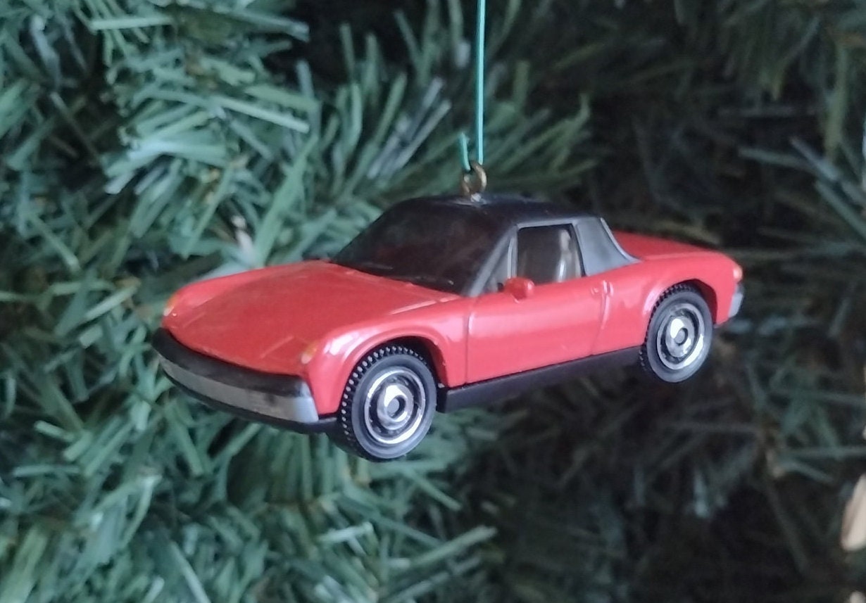 Porsche 914 1971 Ornament Christmas tree decoration unique Xmas gift idea