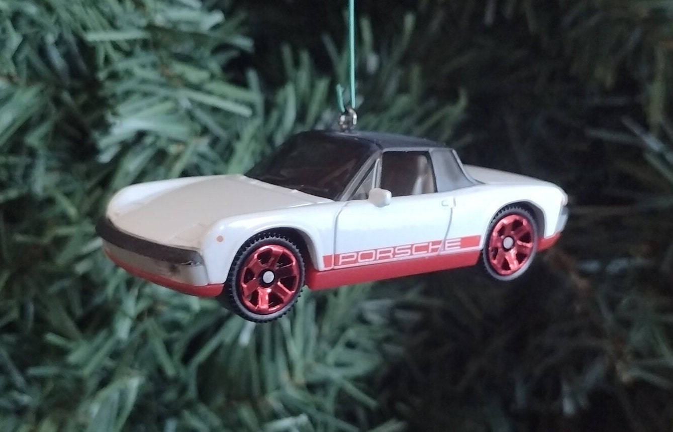 Porsche 914 1971 Ornament Christmas tree decoration unique Xmas gift idea