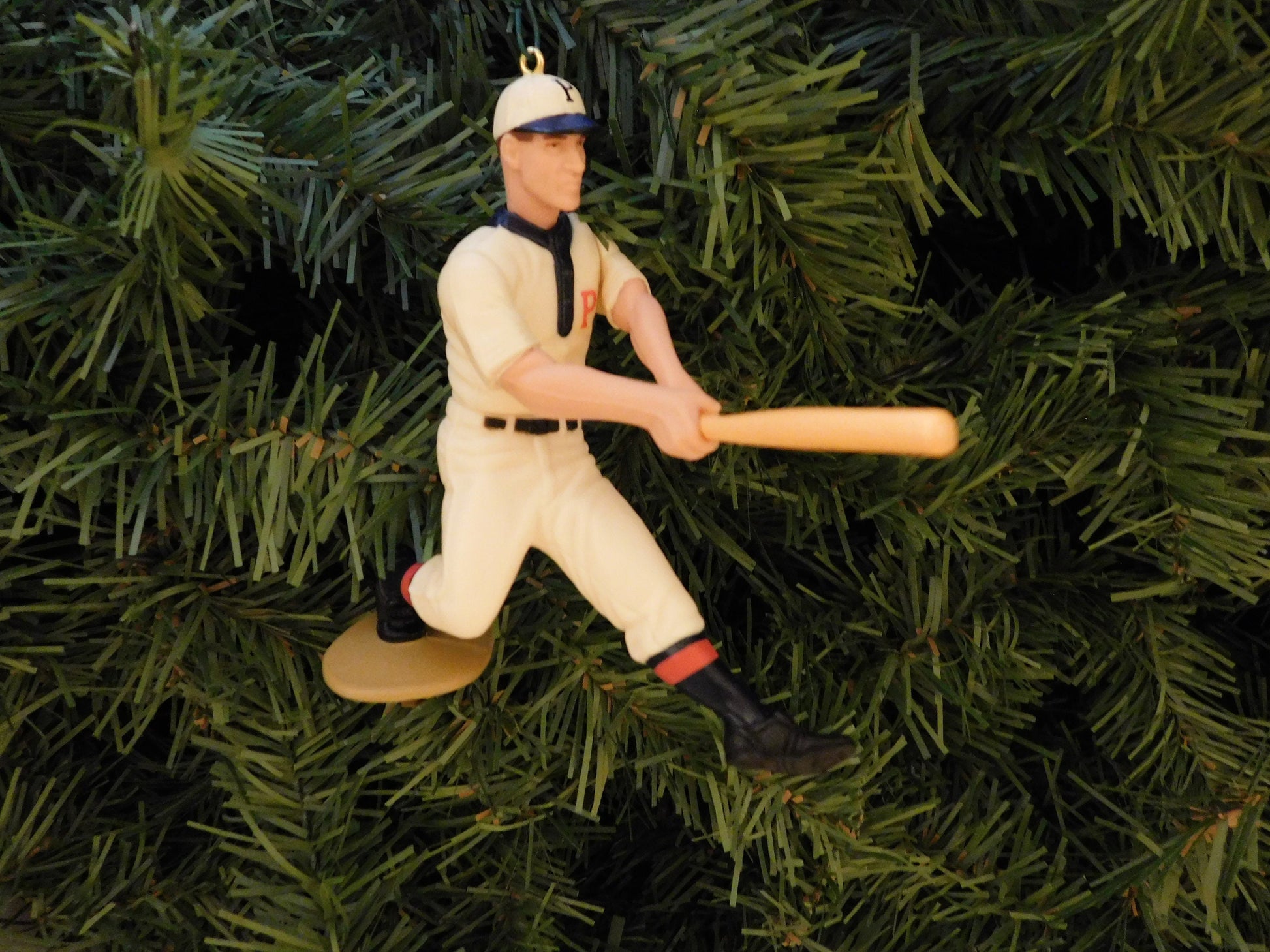 Honus Wagner Pittsburgh Pirates Christmas Ornament MLB Baseball Figure Unique Gift Idea Xmas Tree Decoration