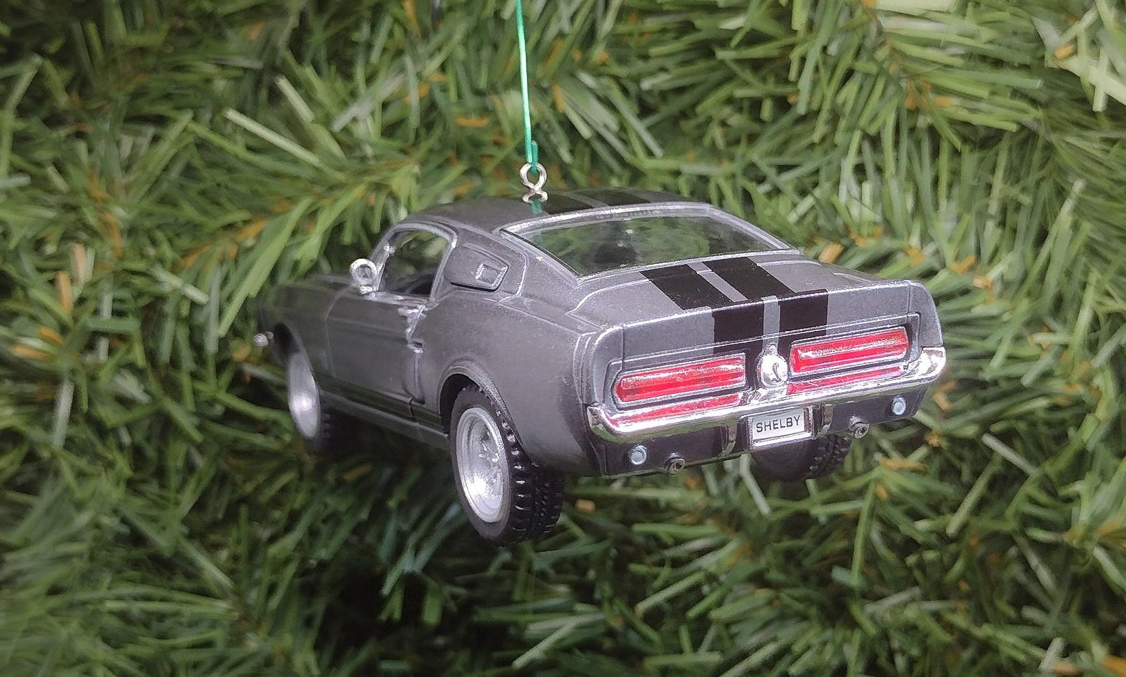 Ford Mustang Ornament Christmas Gift Idea 1967 Shelby GT 500 Fun Automotive Xmas tree Decoration 5 inches long