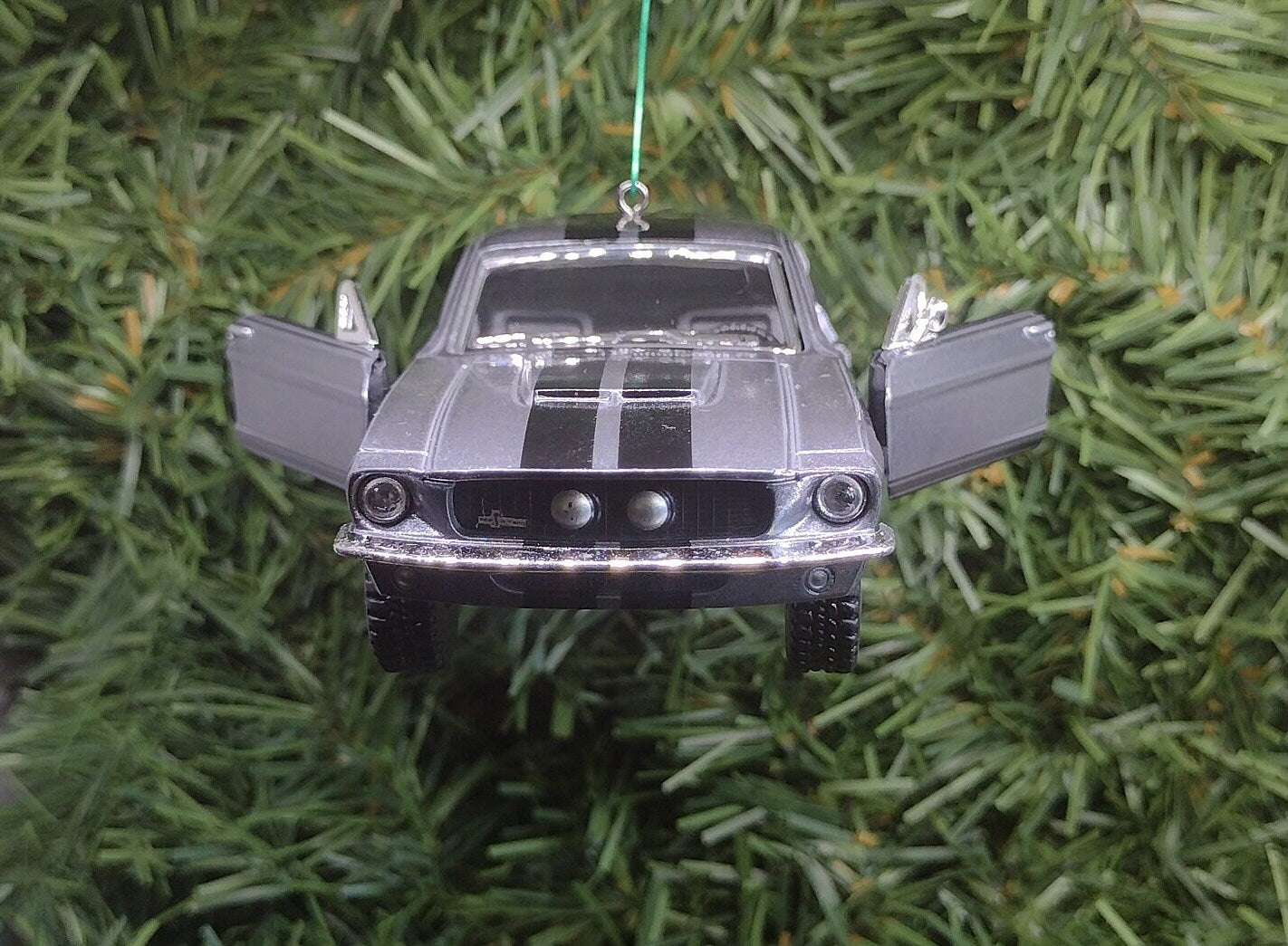 Ford Mustang Ornament Christmas Gift Idea 1967 Shelby GT 500 Fun Automotive Xmas tree Decoration 5 inches long